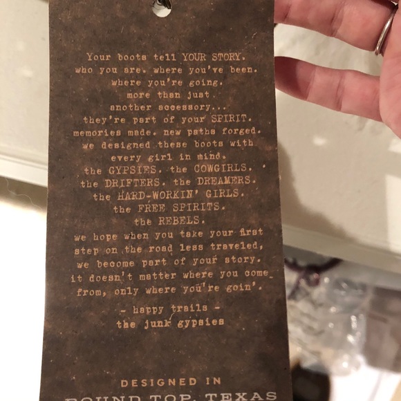 SOLD‼️NIB Junk Gypsy Spirit Animal Boho Ombré Fringe Boots Sz 6 BRAND NEW‼️SOLD - Picture 13 of 16